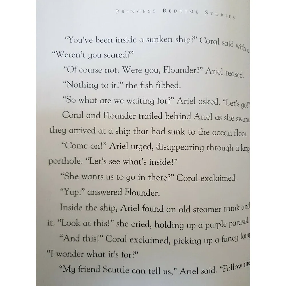 Disney Book Princess Bedtime Stories Cinderella Beauty Beast Collection Child - Picture 12 of 12